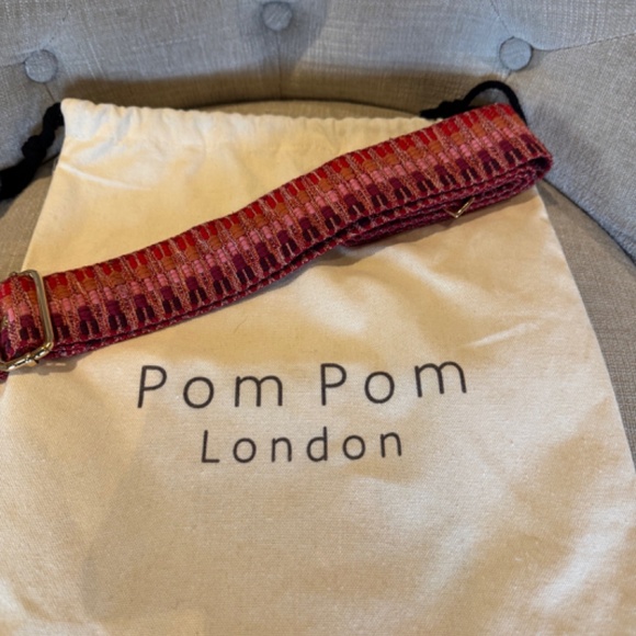 Pom Pom London Pink Crossbody Bag - NWOT - Picture 4 of 5